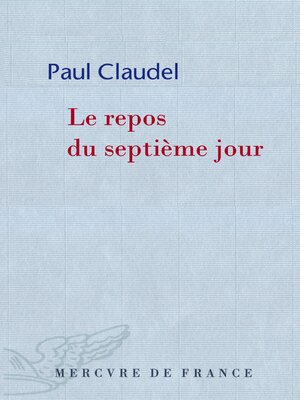 cover image of Le repos du septième jour